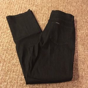 Lee Classic Fit Black Jeans Sz 8 Short